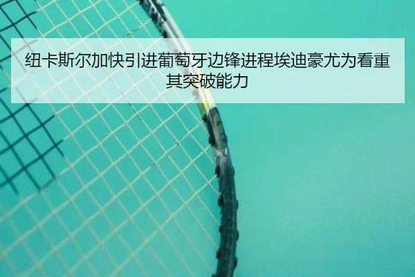 纽卡斯尔加快引进葡萄牙边锋进程埃迪豪尤为看重其突破能力